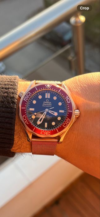 Omega Seamaster bronze gold