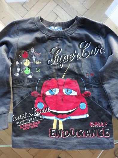 Bluza baieti Cars Fulger McQueen NOUA 86/ 1 -1.5 ani