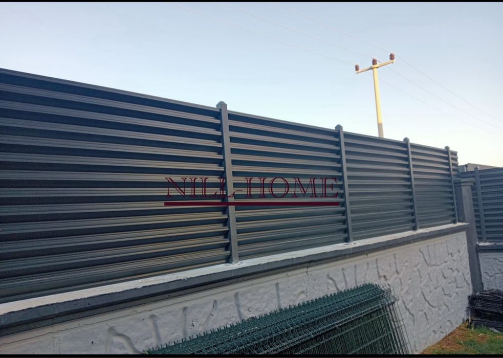 Ограда тип щора с ЛАМЕЛИ/ПАНА