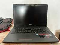 Laptop Gaming MSI GF62 8RE, GTX1060, Intel Core I7-8750H