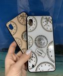 Husa cu pietricele + inel model TIME pt Samsung Galaxy A10