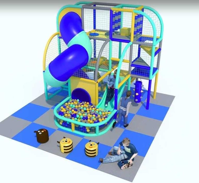 Детский лабиринт, детский игровой парк.