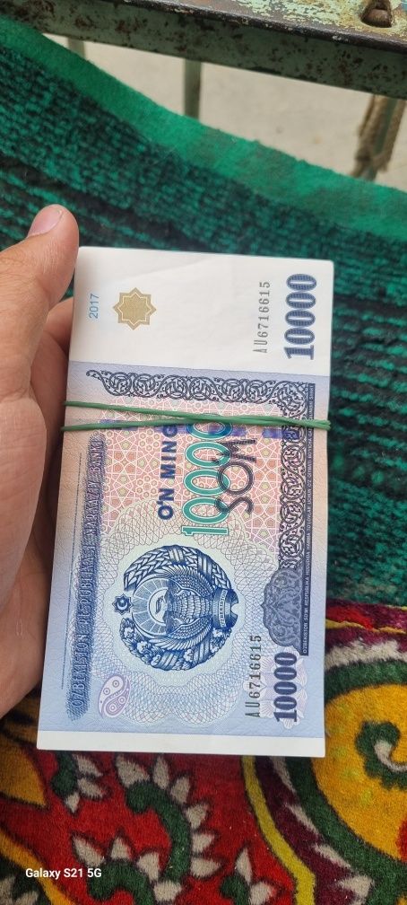 1.000 so'mlik pullar 39 dona
