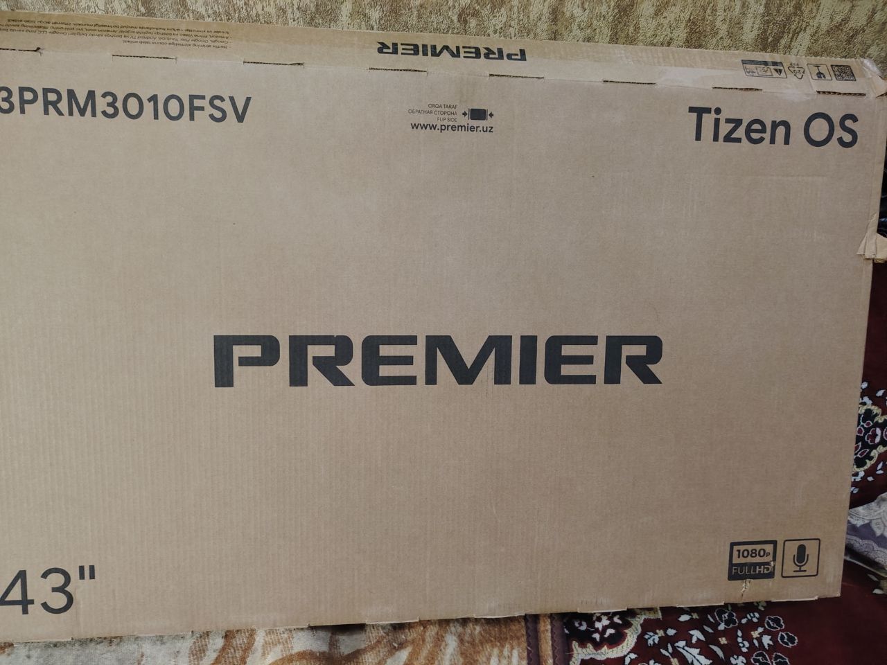 Продаётся новый телевизор  PREMIER 43  Tizen OS