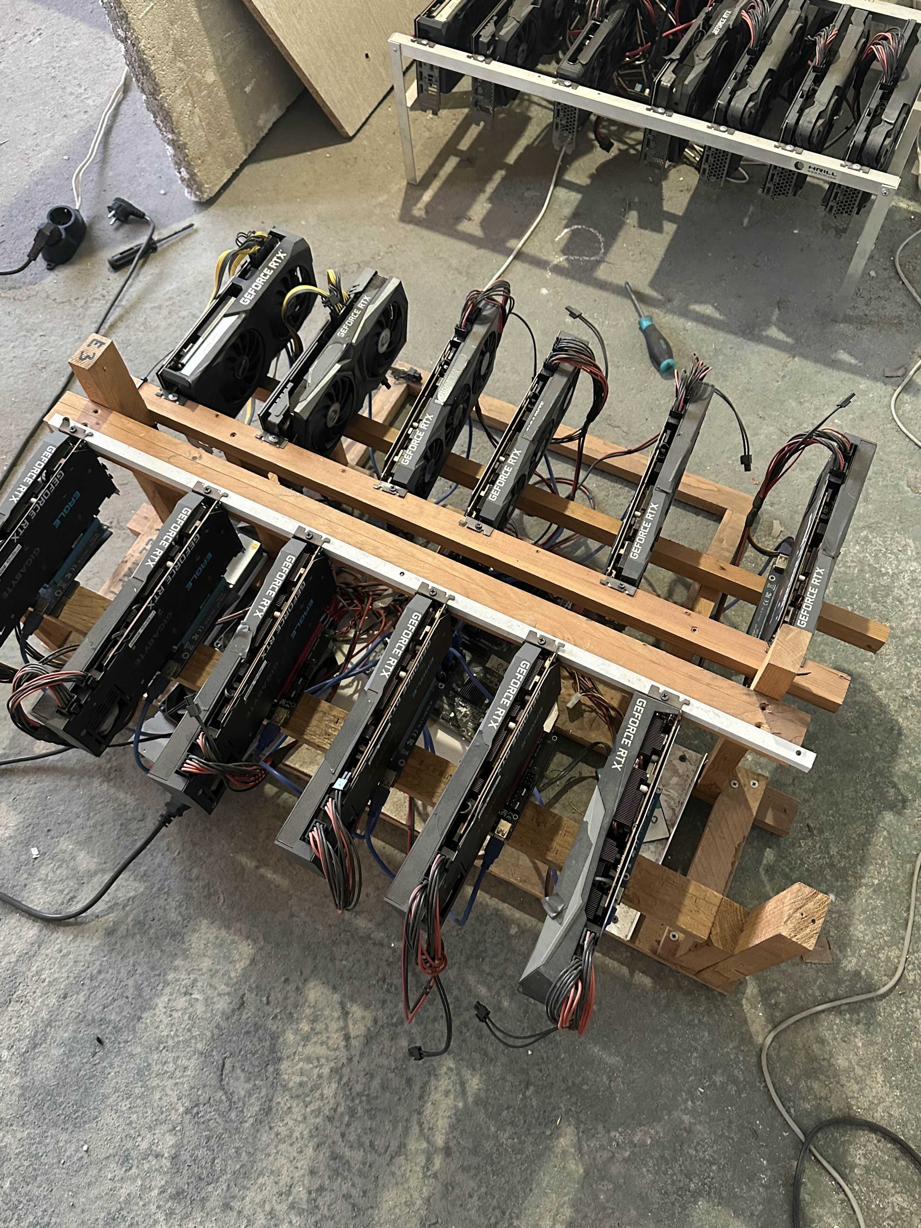 Крипто копачкa ( 12 x rtx3070)