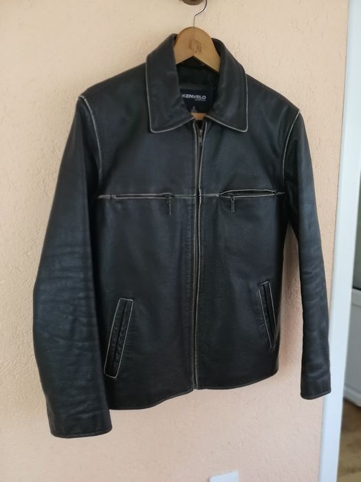 Geaca piele bărbați Kenvelo M