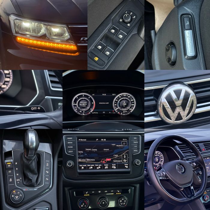Vw Tiguan R-LINE 2.0 Tdi 190 cp 4x4 Automat 2017 Full Option