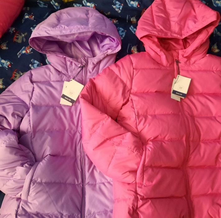 Пуховики от GAP на рост 160 см.