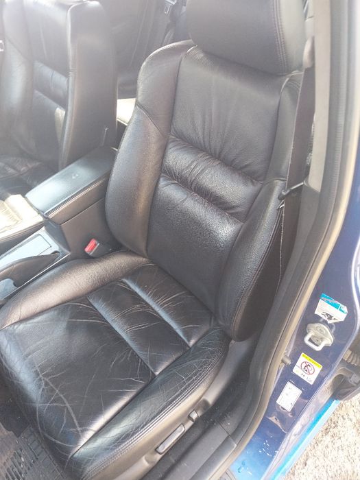 Черен кожен ел. салон с подгрев Хонда Акорд 7/Honda Accord 7 Комби