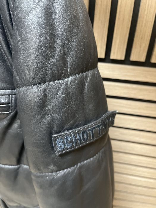 SHOTT New York City - Зимно кожено яке Bomber  размер М / Оригинал