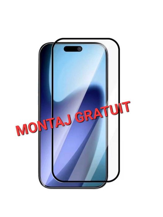 Folie Sticla Full iPhone 16 , 16 Plus , 16 Pro . 16 Pro Max . 16e