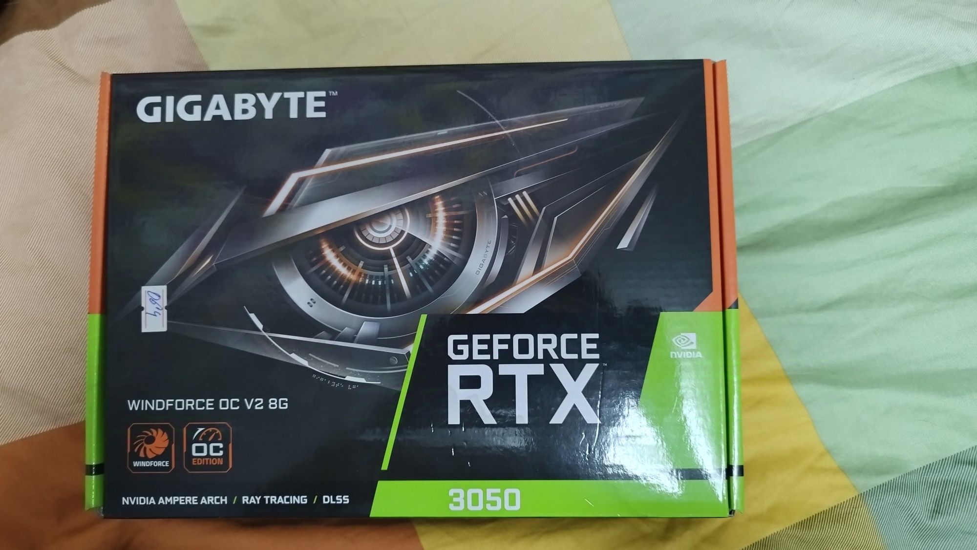 Видеокарта Gigabyte Geforce RTX 3050 WINDFORCE OC V2 8G