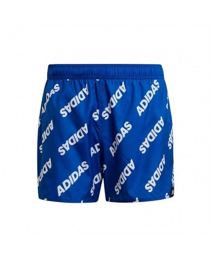 L Чисто Нови Къси Панталонки Бански Adidas Зелени/Сини