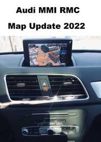 Audi RMC 2024 Sd Card MMI Map Update Обръщане Регион в Европейски