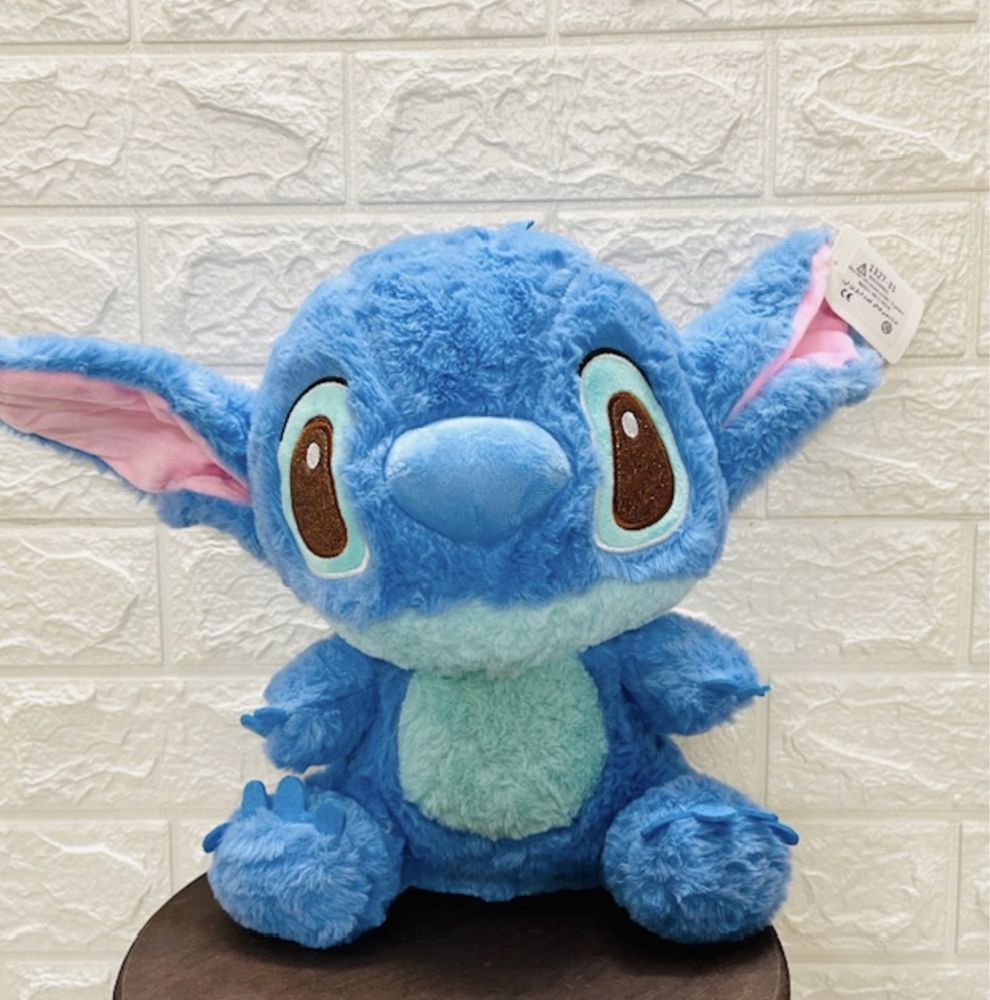 Jucarie de plus, Lilo & Stitch 30cm, ochi sclipitori, model 2024, NOU