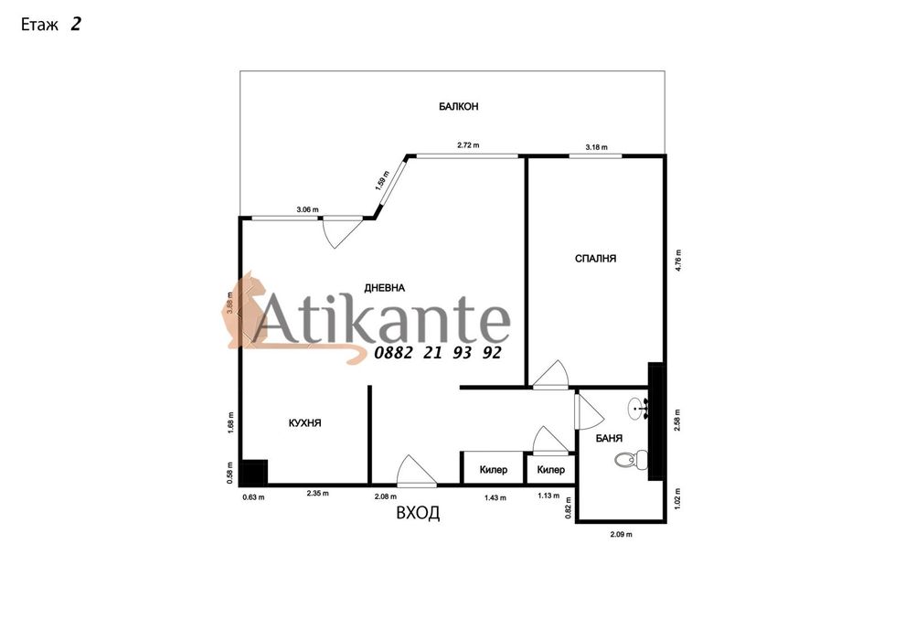 Продава се Двустаен апартамент в София, Манастирски ливади - 107 кв.м за 2795 €/кв.м - Снимка #11