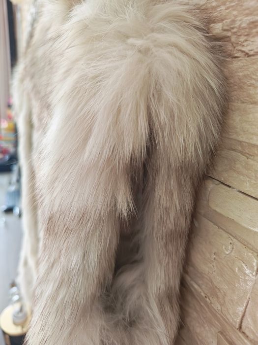 Vesta din blana naturala de vulpe