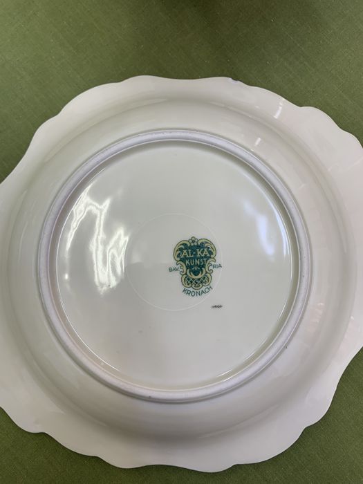 Farfurie, Fructiera, Bavaria Kronach, portelan fin foarte vechi