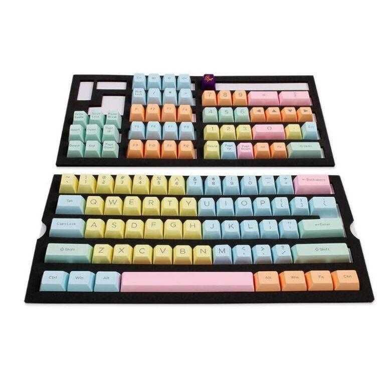^Клавиши Ducky Cotton Candy SA - keycap set 108-Key ABS Doubleshot
