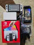 Nintendo switch oled + grip spigen