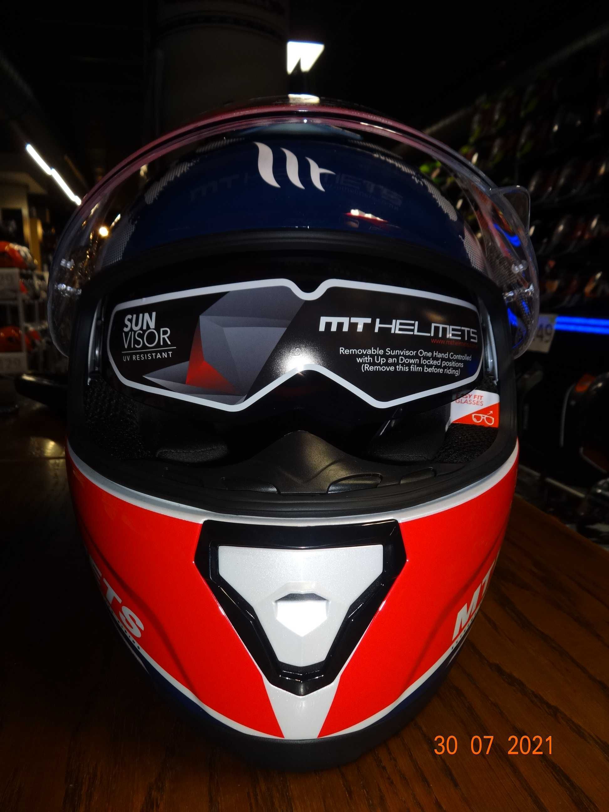 каска MT Helmets каска Thunder 3 Kingdom SV  мото каска с очила ПРОМО!