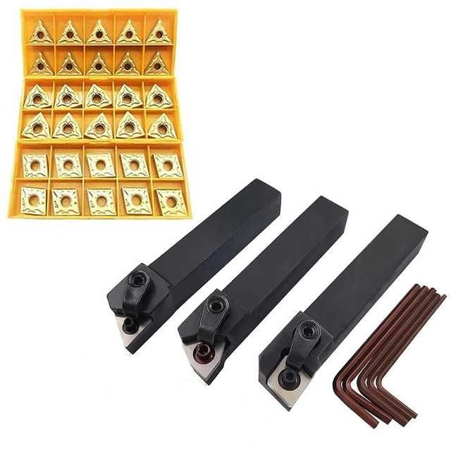 Set scule strung CNC 37 pcs 30 inserții carbură, precizie industrială