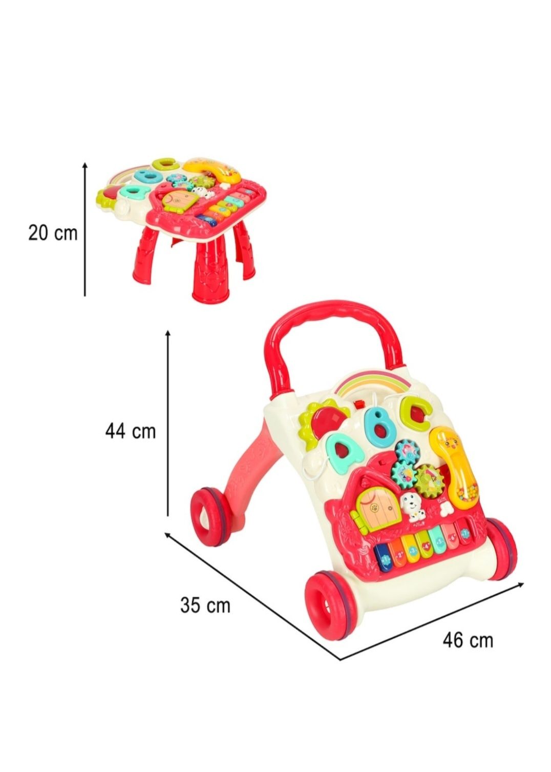 Интерактивна образователна маса / Уокър Push Walker 4в1