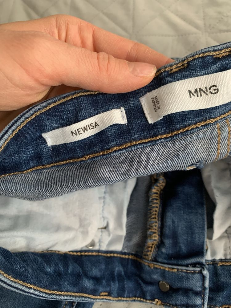 Дънки на Mango кройка skinny