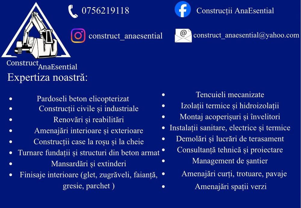 Servicii de constructii