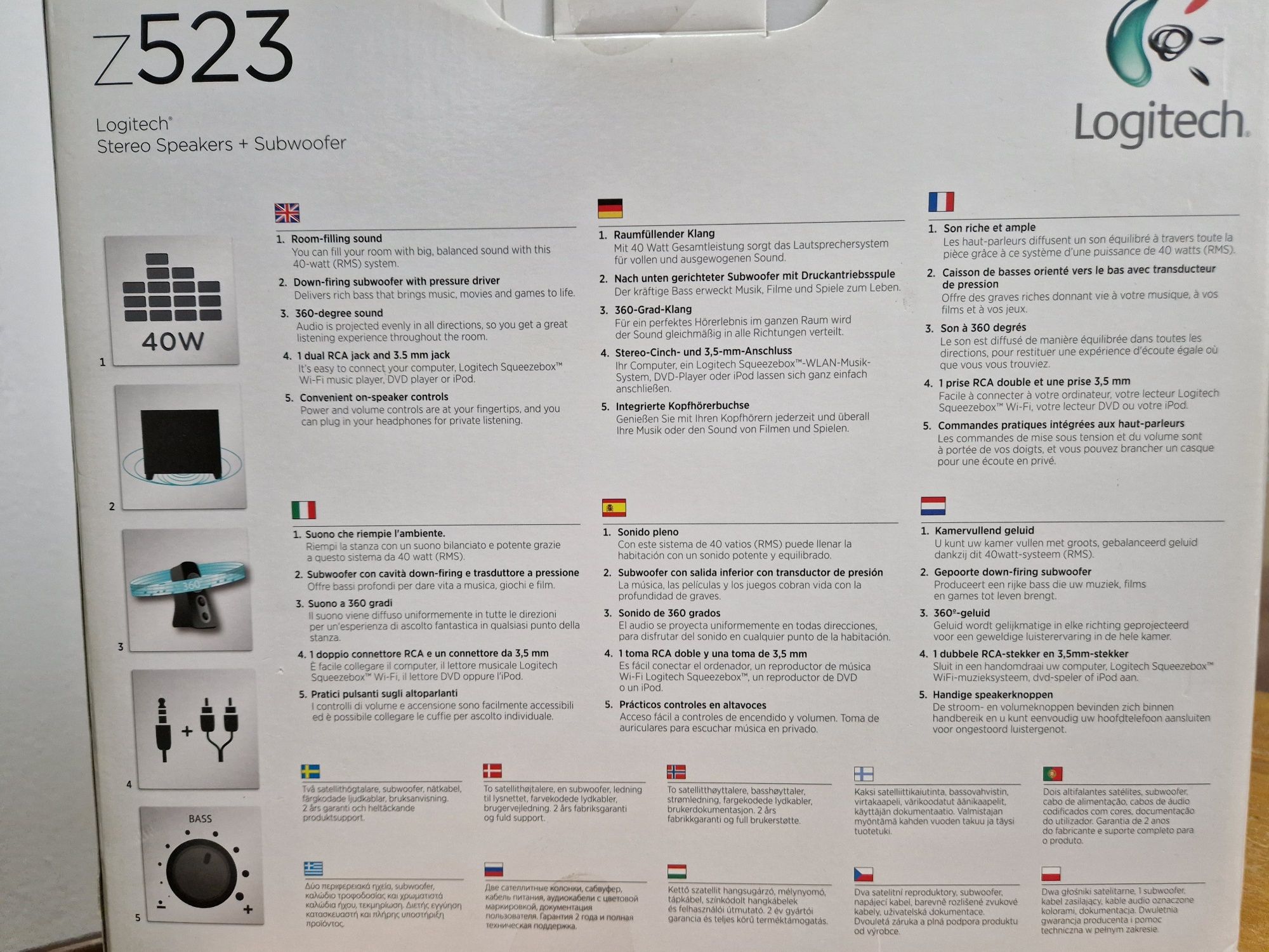 Logitech Z523 Stereo + Subwoofer