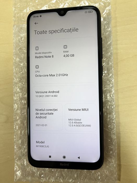 Xiaomi Redmi Note 8 64GB Space Black ID-zke228