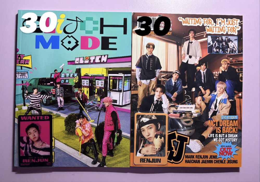 Албуми и картички на NCT 127 и NCT Dream