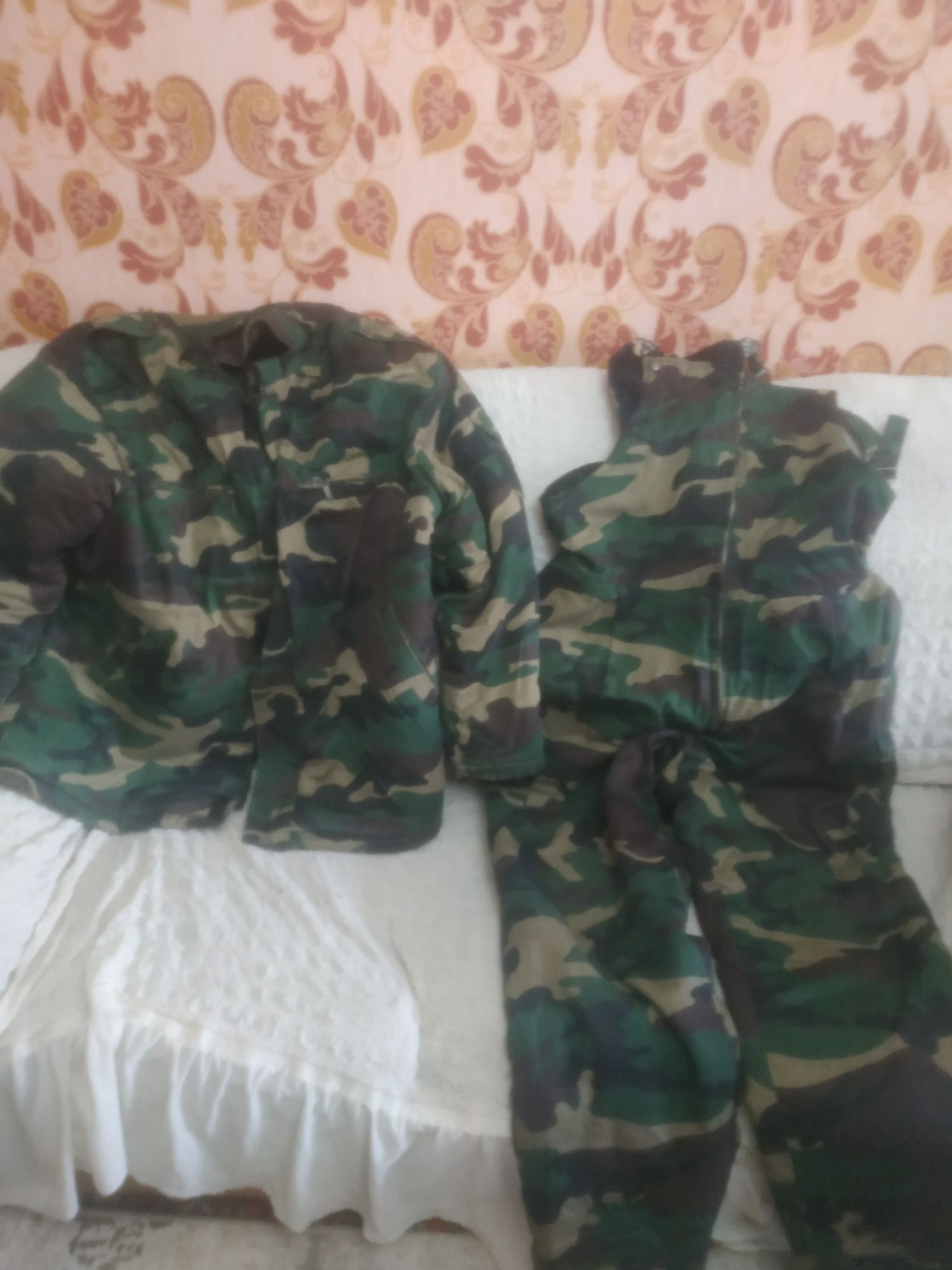 Костюм камуфлированной теплый
