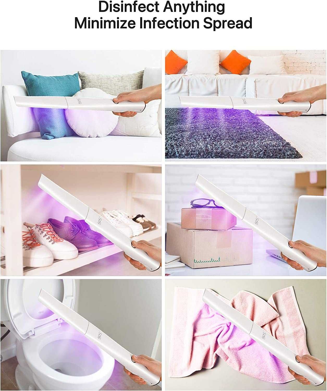 Baghetă Bagheta 59S UV-C LED X5 dezinfectantă cu lumină UV