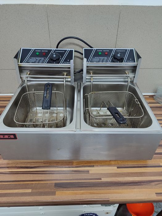 Фритюрник двоен електрически
