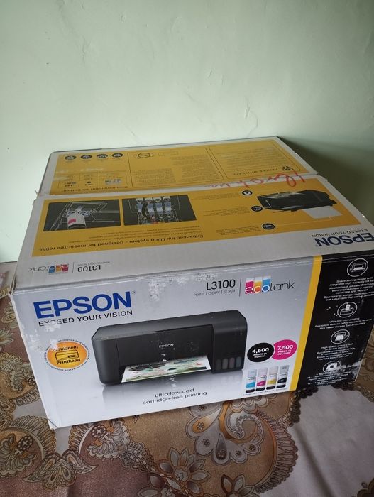 EPSON  L3100 Yangi umuman ishlatilmagan