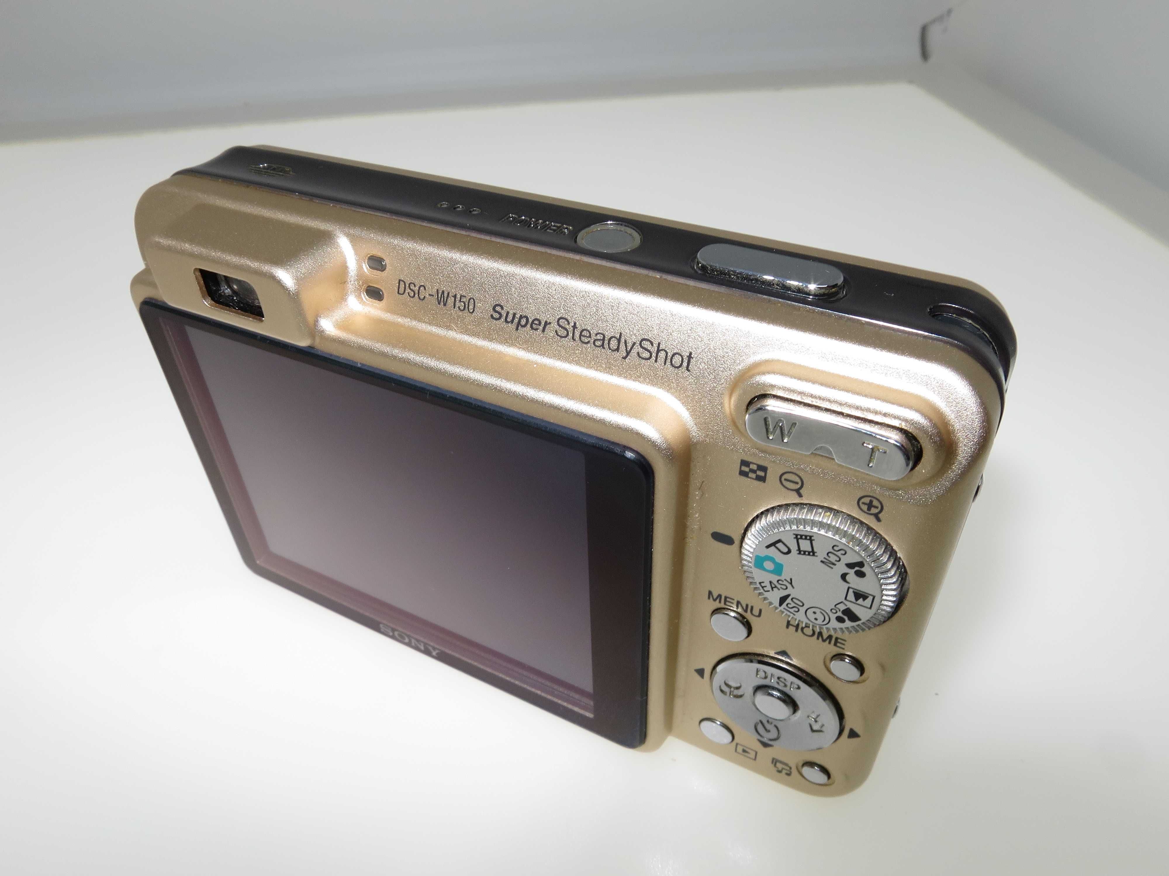 Sony Cyber-shot W150 компактен фотоапарат златен цвят, като нов