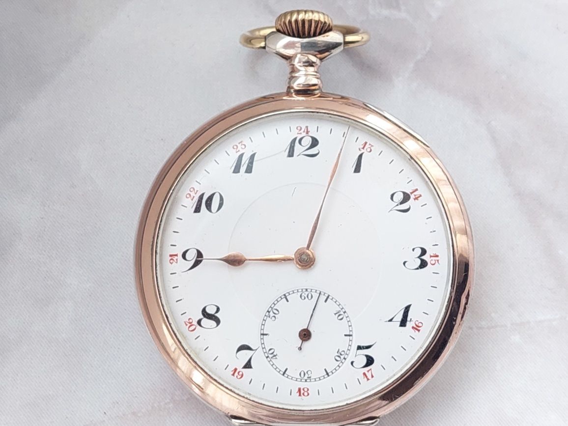 Ceas de buzunar Victoria superb, argint carcasa, colectie