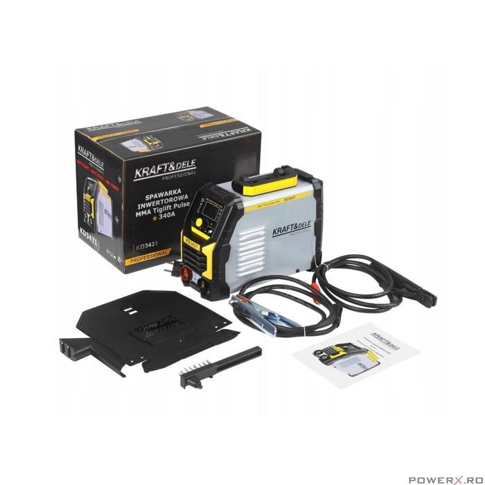 Aparat pentru sudura, invertor MMA TigLift, 340 amperi, Kraft