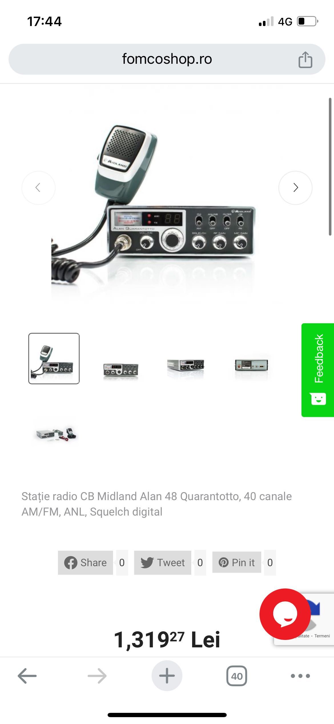 Stație radio CB Midland Alan 48 Quarantotto