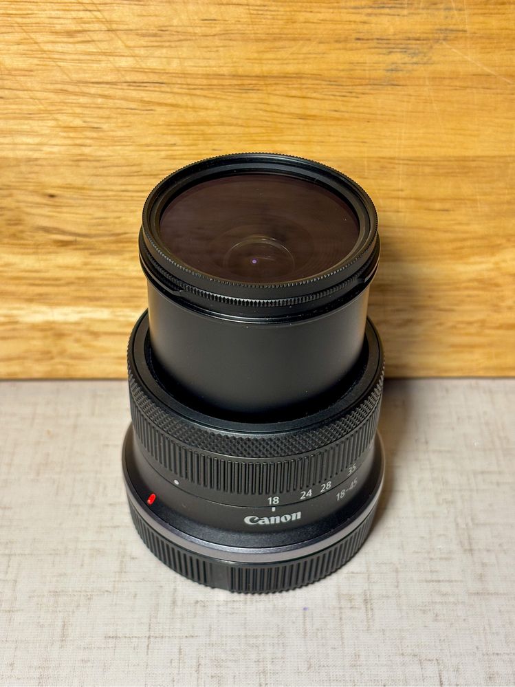 Объектив Canon RF-S f/4.5-6.3 IS STM + CPL фильтр
