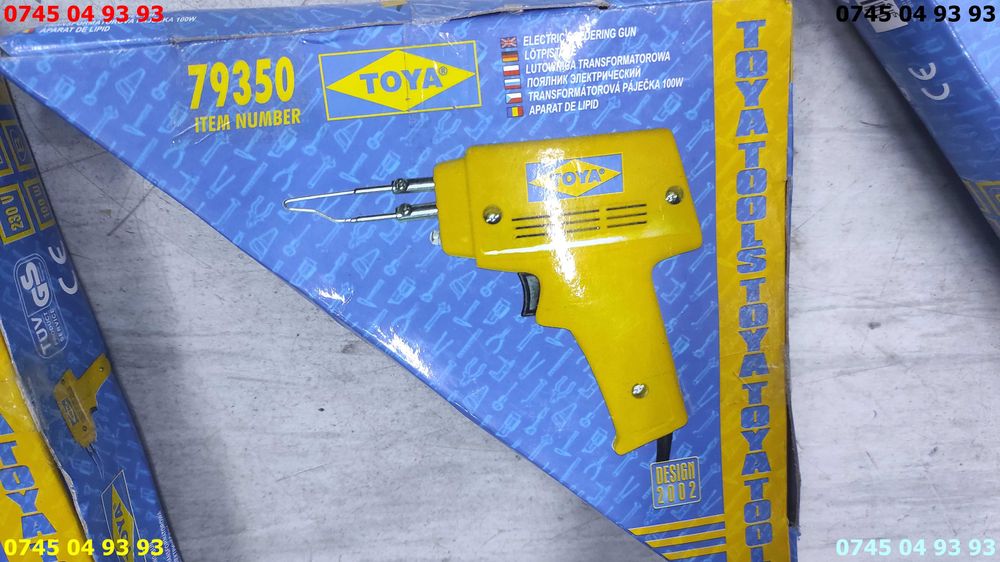 pistol de lipit cositor fludor TOYA noi in cutie 100w