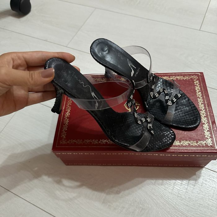 Rene Caovilla Sandale tip Slap Vintage Mules