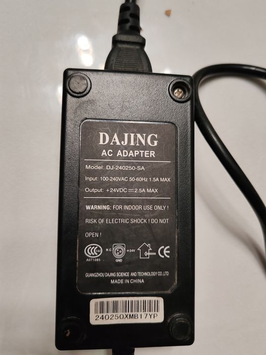 Продам адаптер блок питание 24 В, 2.5 А