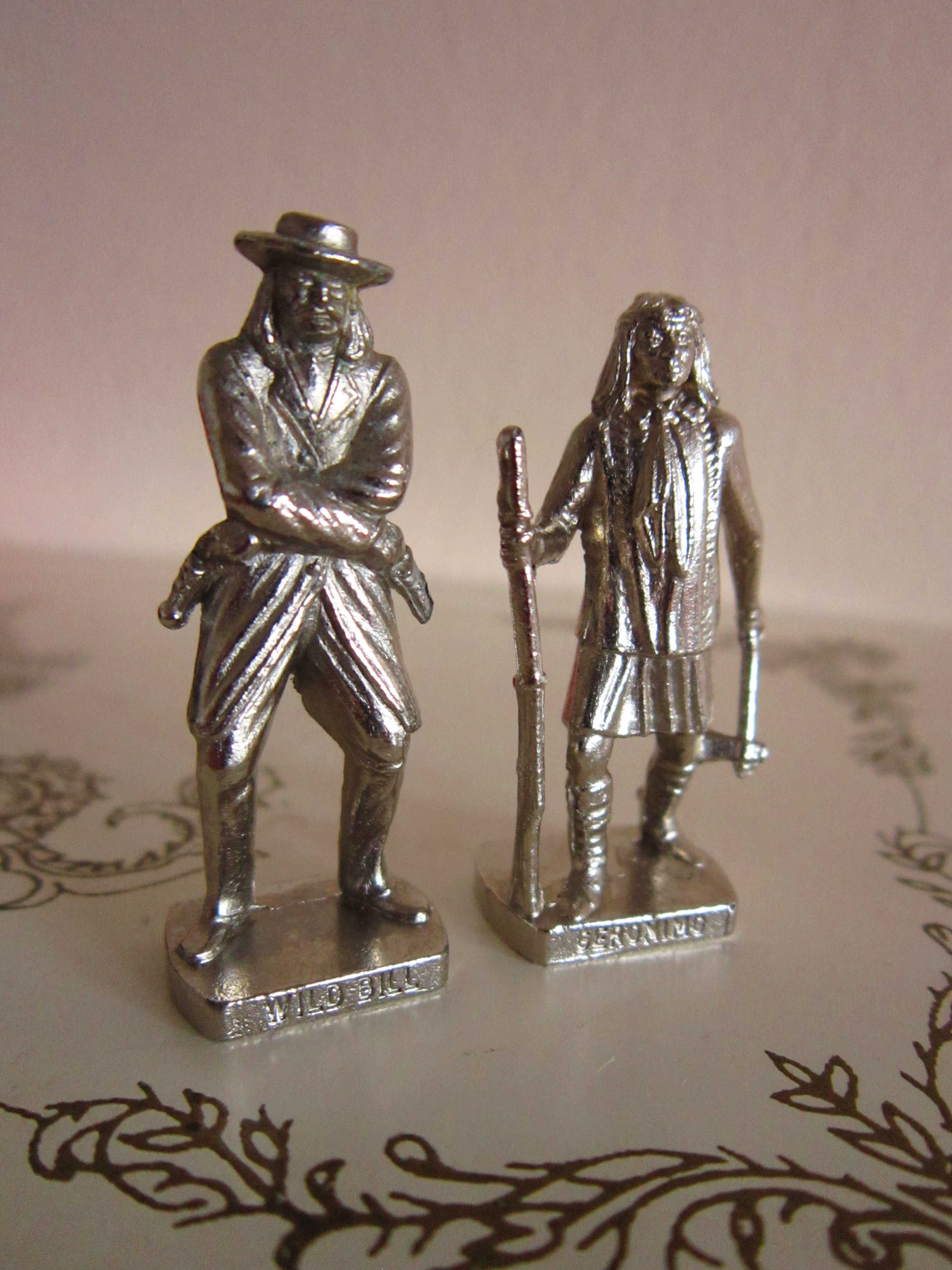 cadou rar Cowboy Bill+Indianul Geronimo miniaturi colectie 1985