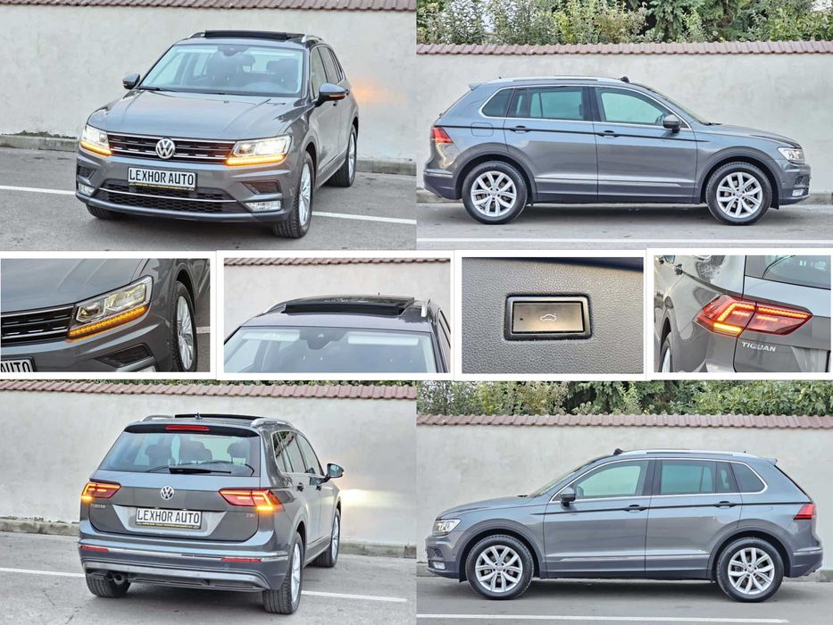 VW Tiguan HighLine 2017 DSG / Virtual Faruri LED PANO Camera / TOP