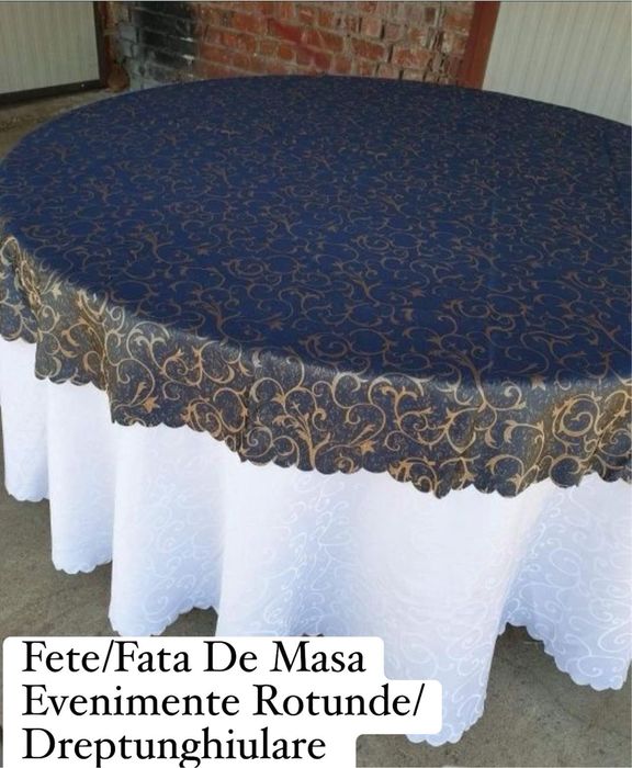 Fete/Fata De Masa Evenimente Rotunde/Dreptunghiulare