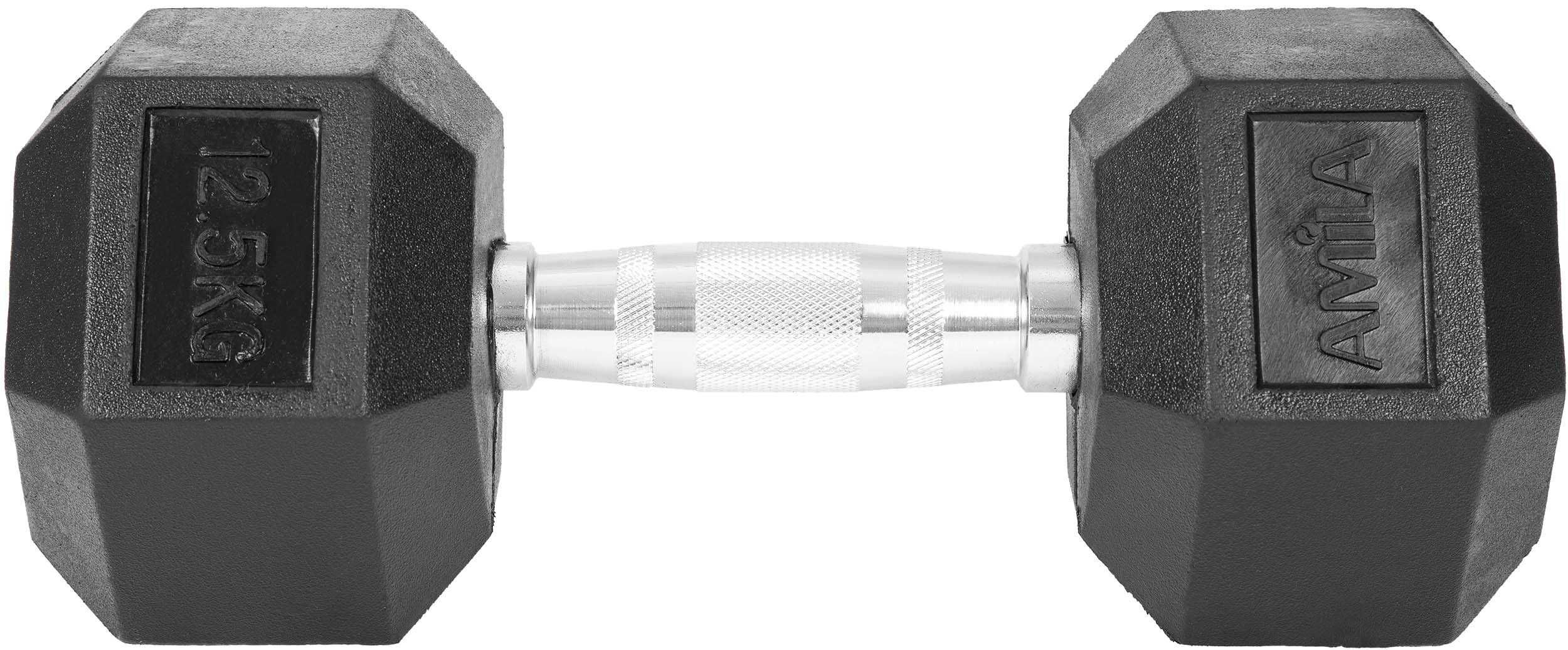 Дъмбели Хекс Pro , Фиксирани Гири HEX 2 × 12.5 кг, Dumbbells