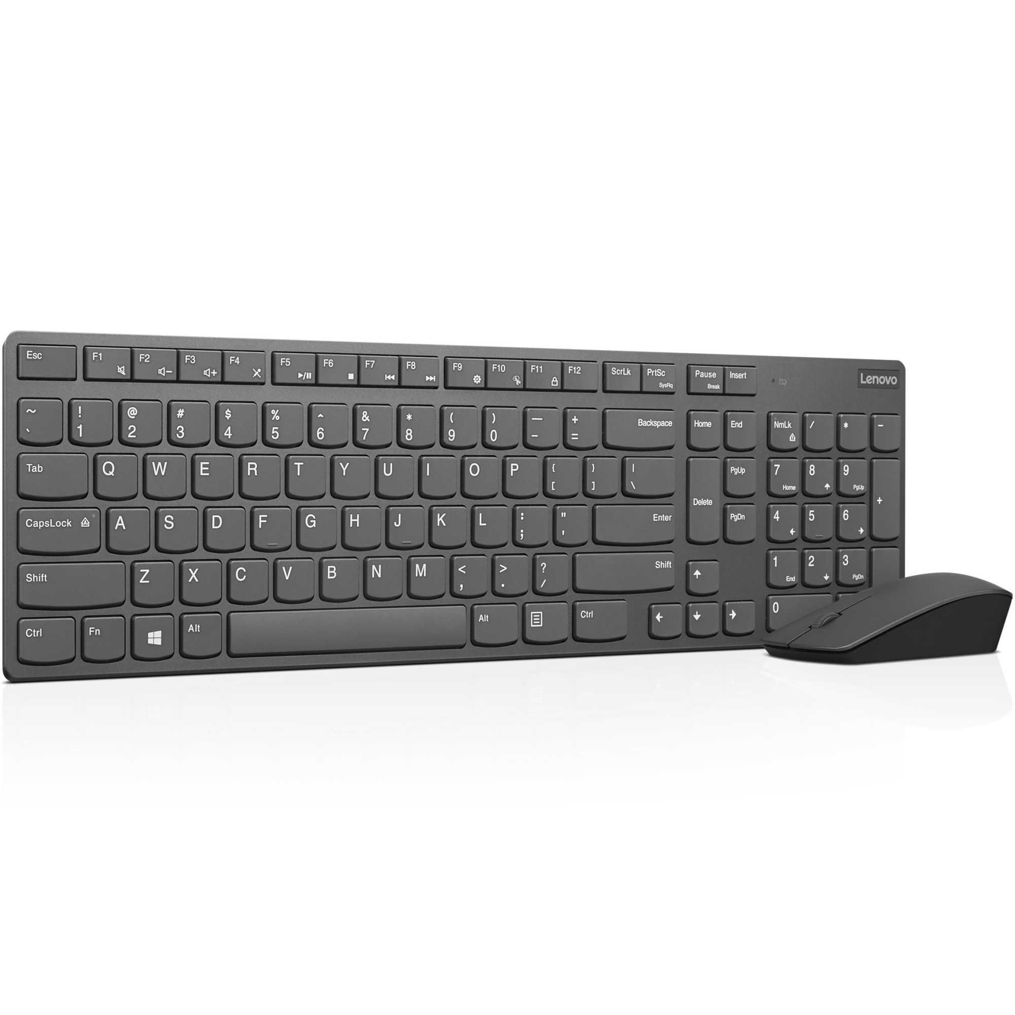 Kit Tastatura + Mouse wireless Lenovo Professional Ultraslim, Negru