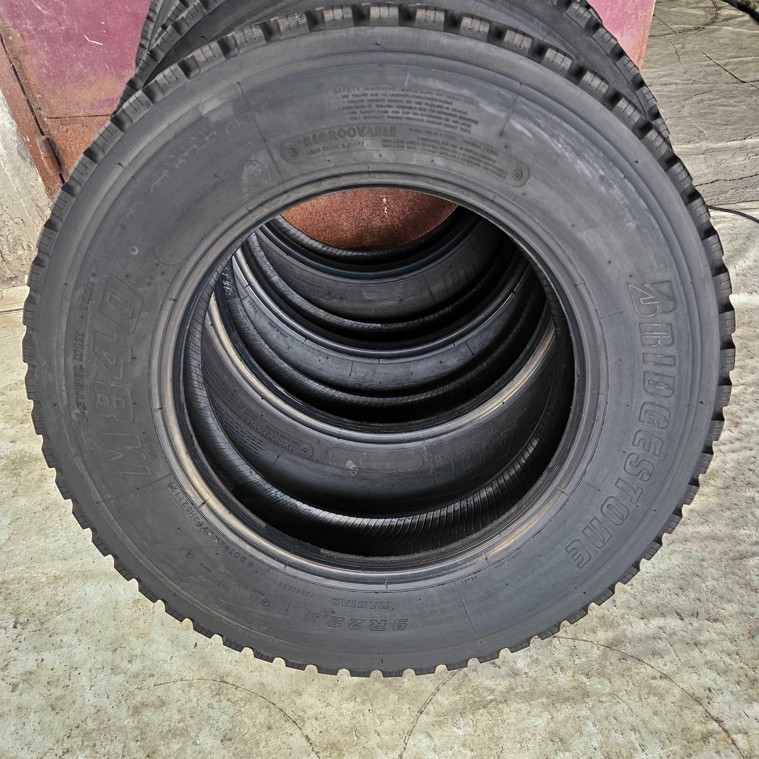 Тежкотоварни гуми 9R22.5 Bridgestone M840 133/131L M+S 14PR Japan